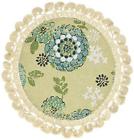 Zn-0800gn  Heritage Lace Round Zinnia Doily Green Set Of 734573127122