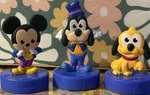 Mickey Mouse Goofy Pluto Figures Disneyland Premium Toy Set. Fixed Price $12.00.