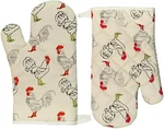 Finohope Double Oven Gloves Mitt 100% Cotton Resistant Cooking Grilling Bbq. Fixed Price $9.99.