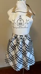 Design Imports Dii "home Sweet Farmhouse" Kitchen Apron, Black & White, Pockets. Fixed Price $18.95.