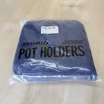 Joyhalo Pot Holders Set 5 Cotton Heat Resistant Dark Blue Kitchen Pads Washable. Fixed Price $19.99.