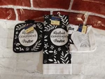 Home Collection Scrubbers/kitchen TOWEL/2 Potholders-resilient, Confident Post. Fixed Price $10.00.