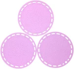 Smithcraft Big 8" Round 3-PKSILICONE Pot Holder Hot Pads Trivets For Dishes. Fixed Price $10.36.