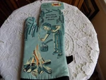Blue Q Oven Mitt Bs Get Stuff Done Funny Novelty Retro 100% Cotton. Fixed Price $15.00.