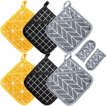 Heat Resistant Hot PADS-6 Kitchen Set With 2 Pan H.... Fixed Price $16.97.