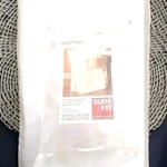 42" Sure Fit Ivory Color Scroll Pattern Dining Room Chair Cover Zippered Bag. Fixed Price $24.00.