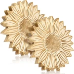 Newtay 2 Pcs Sunflower Wooden Trivets For Hot Dishes Non Slip Heat Color. Fixed Price $21.04.