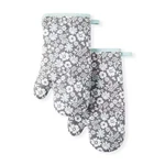 Ditsy Floral Cotton Multicolor Oven Mitt Set (2-PACK). Fixed Price $16.00.