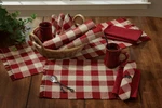 Park Designs Wicklow Garnet / Cream Check Placemats Set Of 2. Fixed Price $15.95.