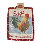 Kitchen Potholder Rooster Farm Life Country Eggs Chicken Lover Gift Kay Dee Nwt. Fixed Price $11.99.