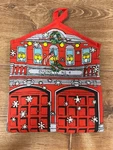 Christmas Holiday Rngine Co. Station Pot Holder Firefighter. Fixed Price $6.99.