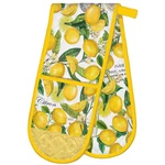 Michel Design Works Lemon, Herbs, & Basil Padded Double Oven Glove 33.5" X 7". Fixed Price $24.95.