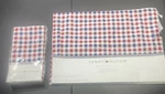 Set Of 4 Tommy Hilfiger Napkins And Placemats Red White Blue Checked New. Fixed Price $24.99.