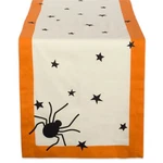 Dii Halloween Black Stars & Spooky Spider Table Runner, 100% Cotton, 14X72". Fixed Price $10.02.