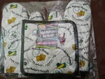 Mah Nishtana Pot Holder And Oven Mitts. Fixed Price $19.99.