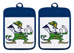 Notre Dame Irish Pot Holders Oven Mitts Hot Pad Linen Towel Kitchen DZ304DPH. Fixed Price $16.99.