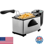 Ovente Electric Deep Fryer 2L, 1500W, Window, Filter, Temp Control, Ss FDM2201BR. Fixed Price $62.68.