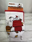 Peanuts Snoopy Thanksgiving Fall Oven Mini Mitts W/silicone Grip - Set Of 2 New.. Fixed Price $15.99.
