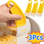 3PCS Kitchen Cleaning Spatula Silicone Scraper Pan Pot Dish Washing Tools - New. Fixed Price $11.49.