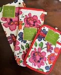 Kate Spade New York All In Good Taste Festive Floral Three-piece Kitchen Set. Fixed Price $39.99.
