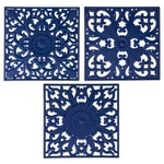 Viwehots Silicone Trivets Mats For Pots And Pans, E: Square-blue. Fixed Price $25.70.