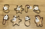 Threshold Christmas Cookie Cutter Lot 8PC Santa Angel Snowman Star Stocking New. Fixed Price $17.95.