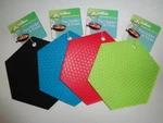 Hometown Gourmet Silicone Pot Holder Trivet Heat Resistant Hexagon Shaped 7.5". Fixed Price $8.95.