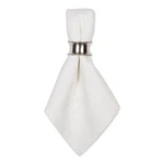 Dii Modern Style 100% Cotton Solid White Napkin Set Of 6 New. Fixed Price $23.00.
