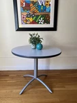 Iceberg Multipurpose Round Office Desk Cafe Bistro Dining Table. Fixed Price $265.00.