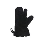 Pampered Chef Bbq Grill Oven Mitt Glove Black Suede Cowhide Leather Cotton. Fixed Price $18.99.