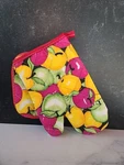 2 Piece Oven Mitt And Pot Holder Set Soft Flexible Cover Wrist (TW-1689). Fixed Price $14.95.