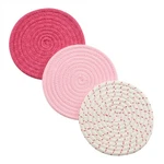 Kitchen Set Trivets 100% Pure Cotton Thread Weave Hot. Fixed Price $16.11.