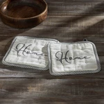 Finders Keepers Home Pot Holder Set Of 2 8X8 Vhc Brands. Fixed Price $13.95.