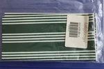 Longaberger Set Of Two Christmas Hunter Green Stripe 17" Square Napkins - New. Fixed Price $18.99.