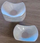 Set Of 8 White Nut Dish Plate Soy Sauce Dipping Bowl Strawberry Street. Fixed Price $28.99.
