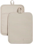 Kitchenaid Silicone Pot Holder 2-PACK Milkshake 7"X9" Heat Resistant. Fixed Price $14.99.