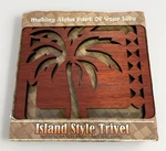 Kc Hawaii Island Style Trivet Wooden Palm Tree Tropical Tiki Decor New. Fixed Price $11.69.