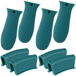 Patelai 8 Pcs Silicone Pot Holders Set Cast Iron Handle Cover Heat Green. Fixed Price $33.99.