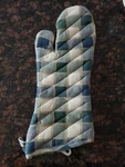 New Eco Jewel Potholder Oven Mitt Park Smith Cotton Blue Green. Fixed Price $8.00.