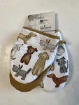 Town & Country Living Oven Set Of 2 Mini Mitts Animals 100% Cotton 5.5 X 8. Fixed Price $21.99.
