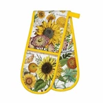 Michel Design Works Cotton Kitchen Double Oven Glove Sunflower - New. Fixed Price $22.50.