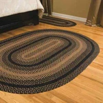 Ebony Braided Area By Ihf Rugs. Oval & Rectangle. Many Sizes. Black/tan. Fixed Price $731.64.