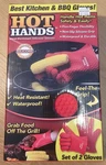 Set Of 2 New In Box As Seen Tv Hot Hands Heat-resistant Silicone Gloves. Fixed Price $9.95.