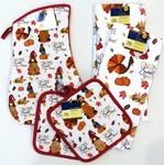 Thanksgiving Gnome Sweet Kitchen Linen Oven Mitt, Towel, Pot Holder Choice. Fixed Price $21.99.