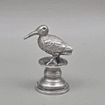 Solid Silver Miniature Woodcock Figurine Card Place Holder John C. Vickery 1906. Fixed Price $254.28.