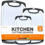 Cutting Boards For Kitchen Bpa-free Chopping Different Sizes & Non .... Fixed Price $35.76.