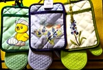 Silicone Oven Mitt Glove & Pocket Cotton Pot Holder Choice. Fixed Price $13.35.