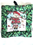 Vintage Franco Christmas Cat Country Cottage Hot Pad Potholder. Fixed Price $7.19.