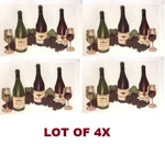 Lot 2X 4X Wine Grapes Placemats Polypropylene Clear Vinyl Dining Table Kitchen. Fixed Price $15.99.