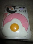 New Ham N' Eggs Pot Holder Trivet Pan Scraper By Fred. Fixed Price $9.99.